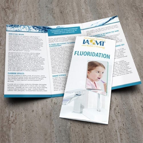 IAOMT fluorid HRVATSKI Tri savijene brošure 500