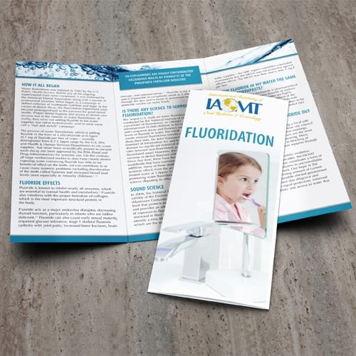 IAOMT fluoride ENGLISH Tri Fold Brochure 500