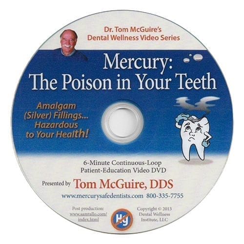 水星在你的牙齿中毒DVD