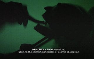 visual demonstration mercury vapor